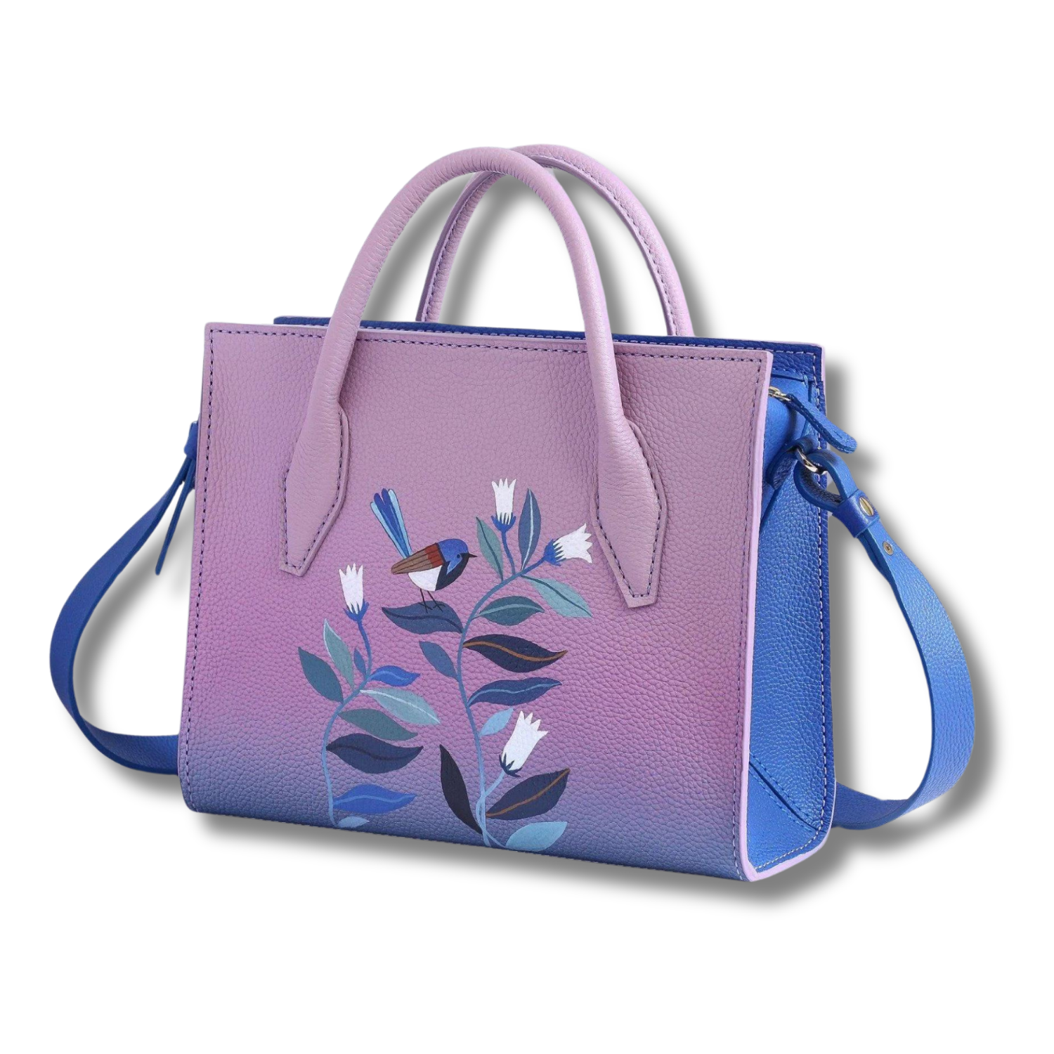 Majesty Medium Hand Bag Magnetic Clasp Custom Artwork