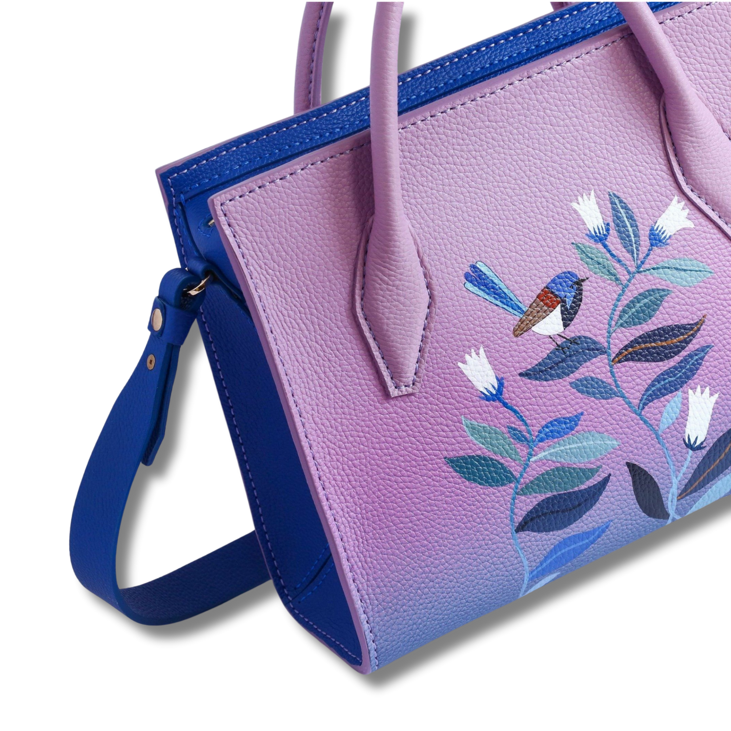 Majesty Medium Hand Bag Magnetic Clasp Custom Artwork