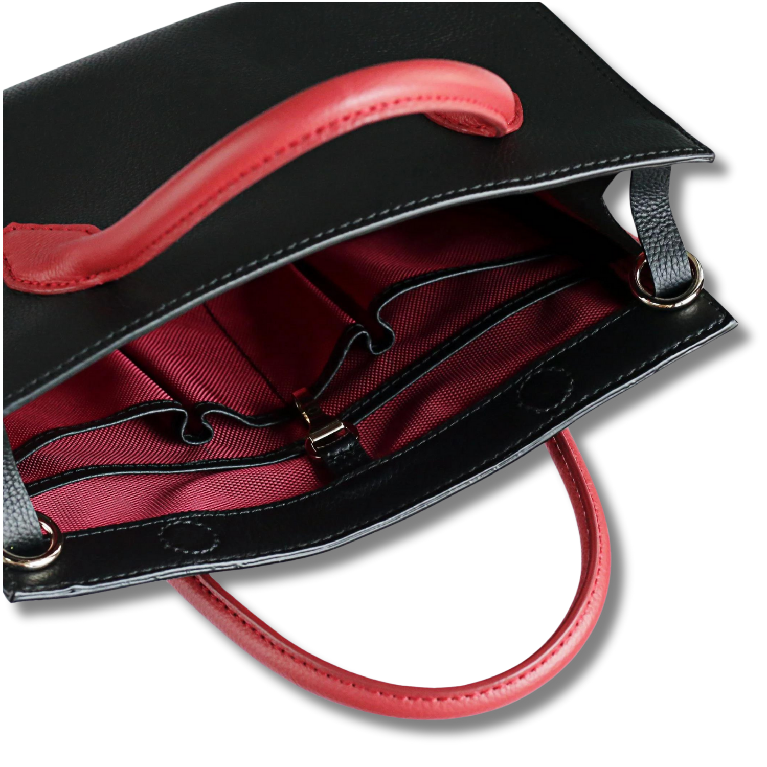 Majesty Medium Hand Bag Magnetic Clasp Custom Artwork