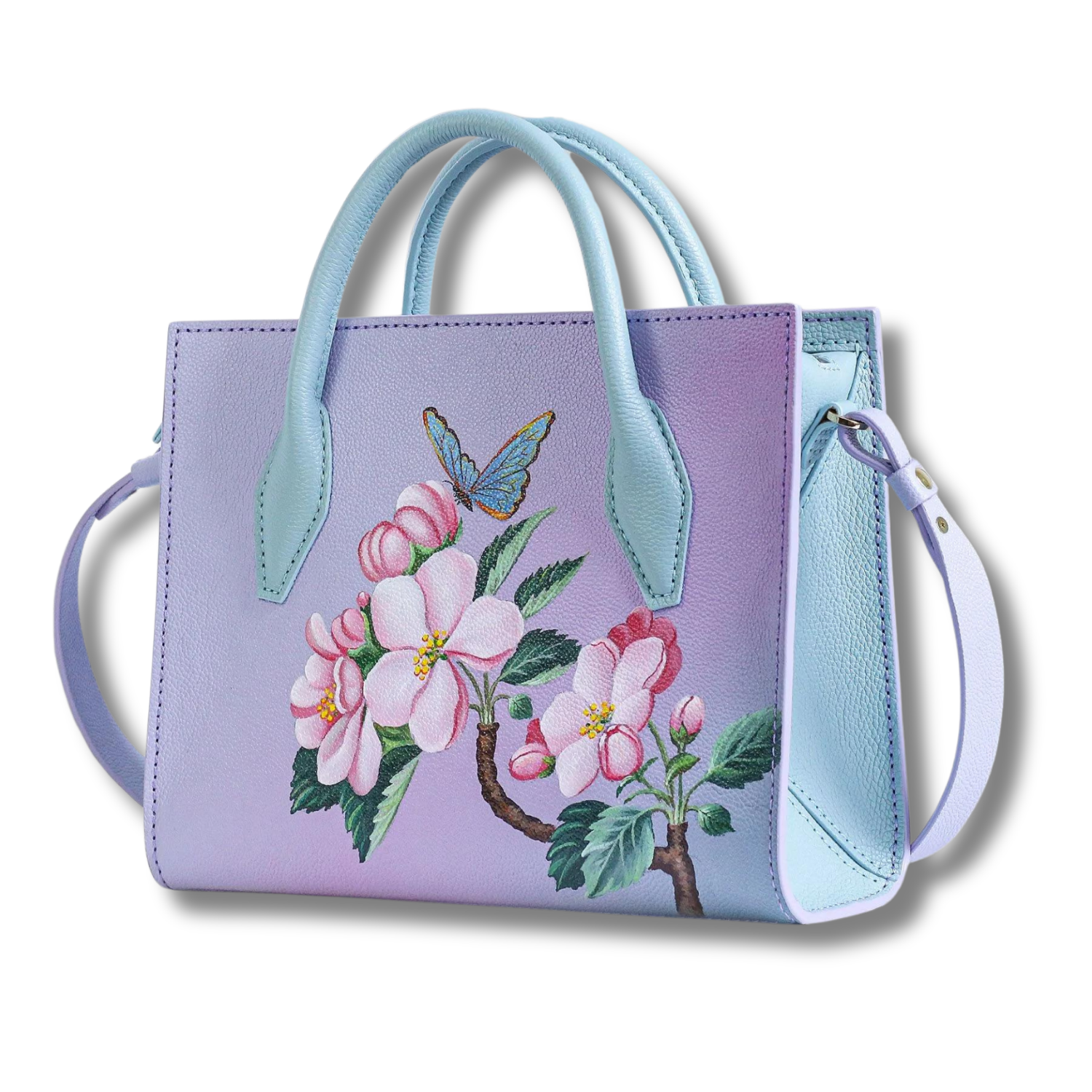 Majesty Medium Hand Bag Magnetic Clasp Custom Artwork