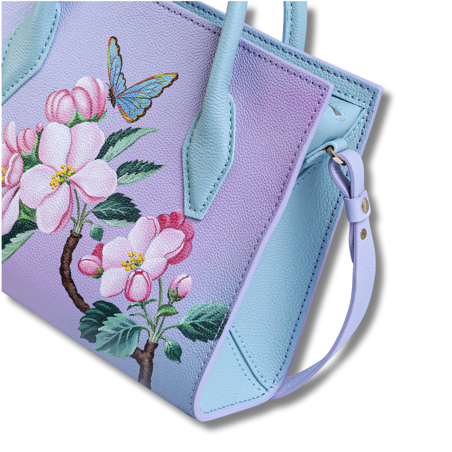 Majesty Medium Hand Bag Magnetic Clasp Custom Artwork