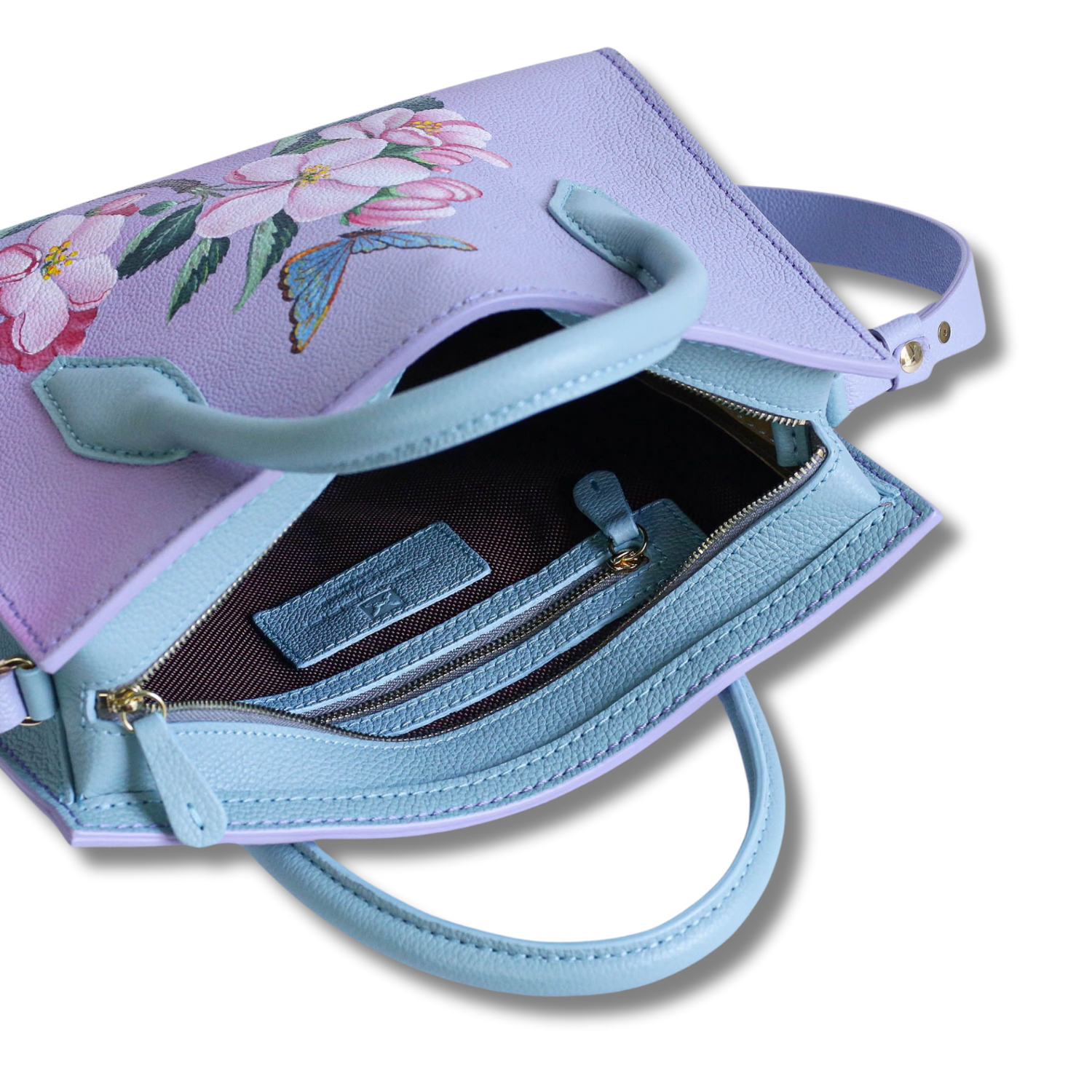 Majesty Medium Hand Bag Magnetic Clasp Custom Artwork