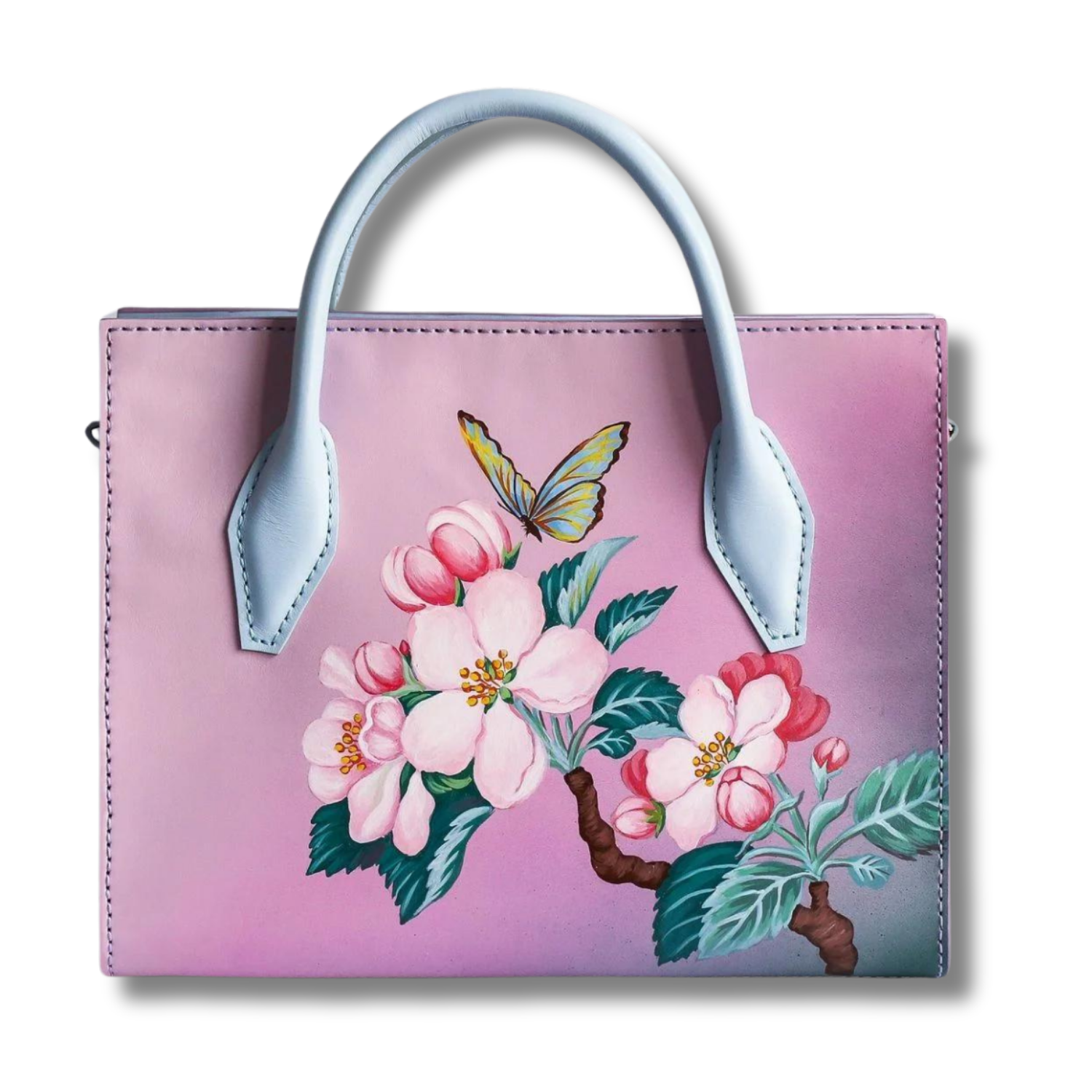 Majesty Medium Hand Bag Magnetic Clasp Custom Artwork