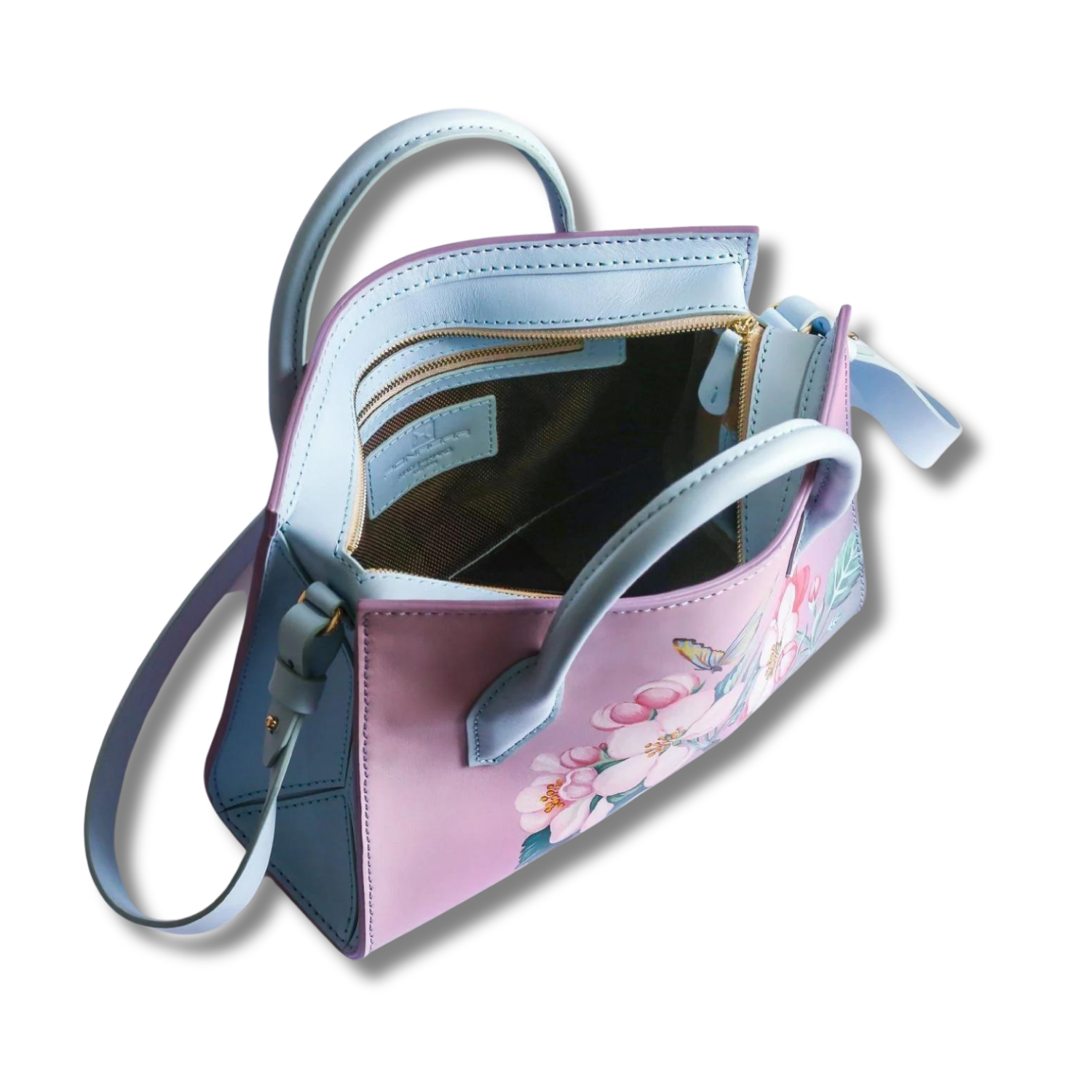 Majesty Medium Hand Bag Magnetic Clasp Custom Artwork