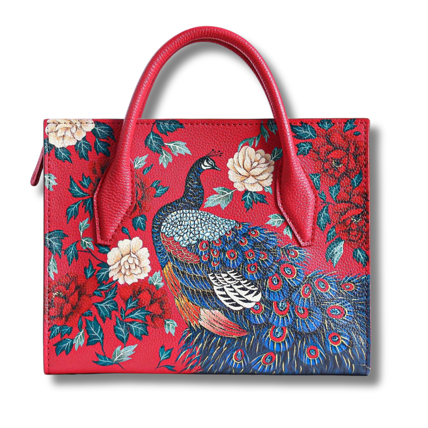 Majesty Medium Hand Bag Magnetic Clasp Custom Artwork