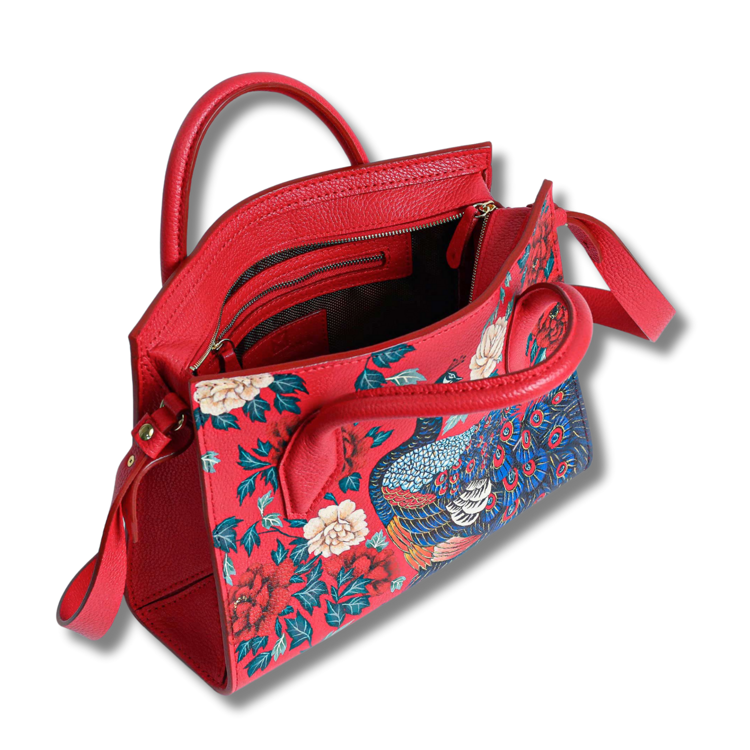 Majesty Medium Hand Bag Magnetic Clasp Custom Artwork