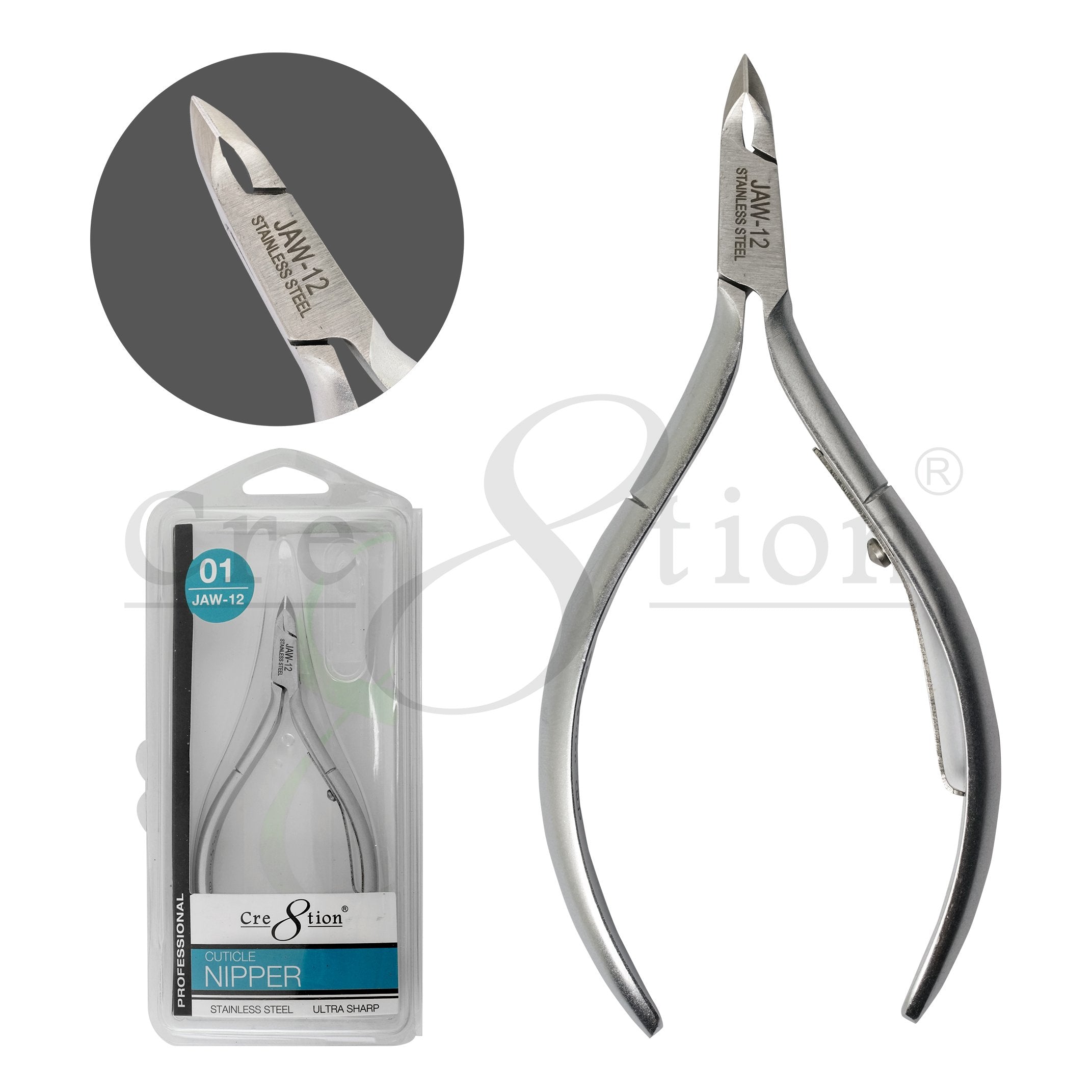 Cre8tion - Stainless Steel Cuticle Nipper (#01 - #07)