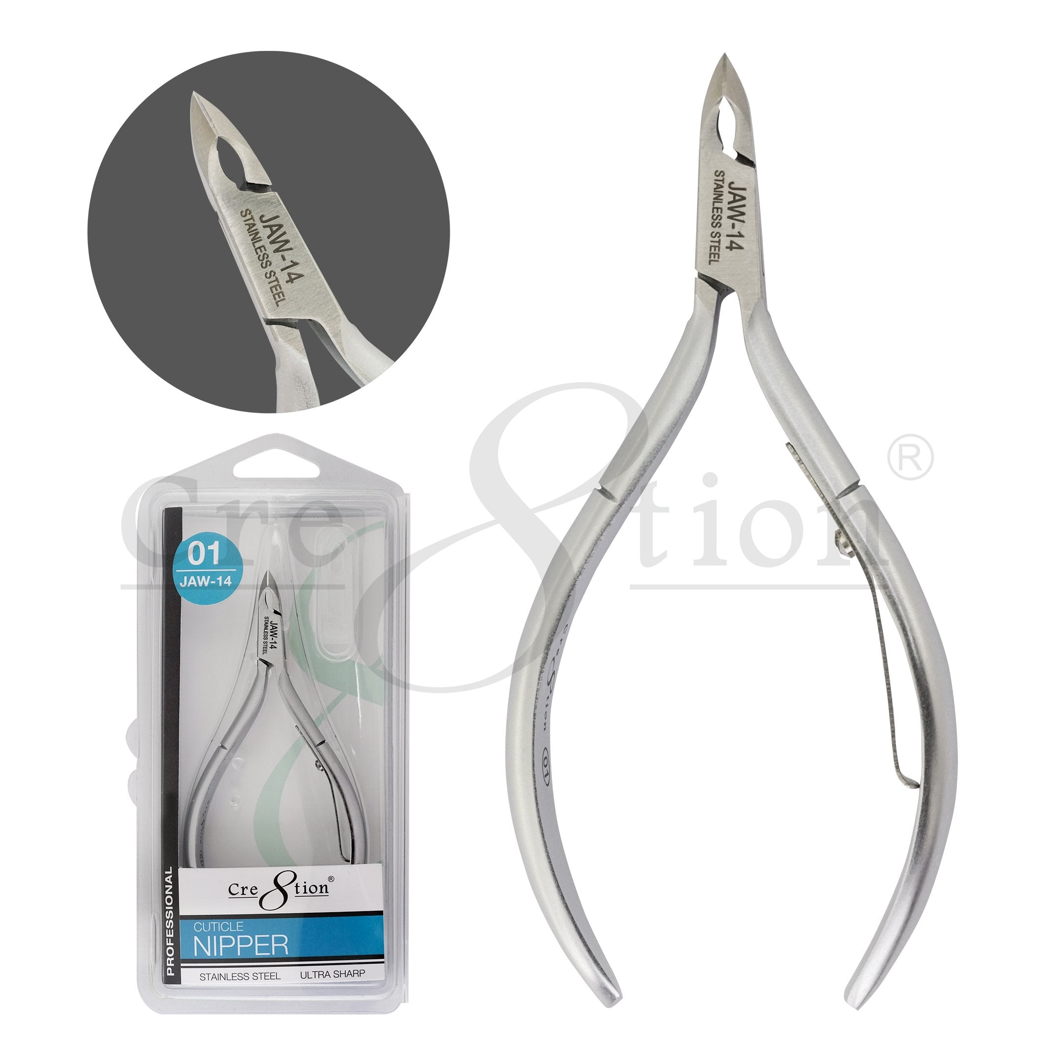 Cre8tion - Stainless Steel Cuticle Nipper (#01 - #07)