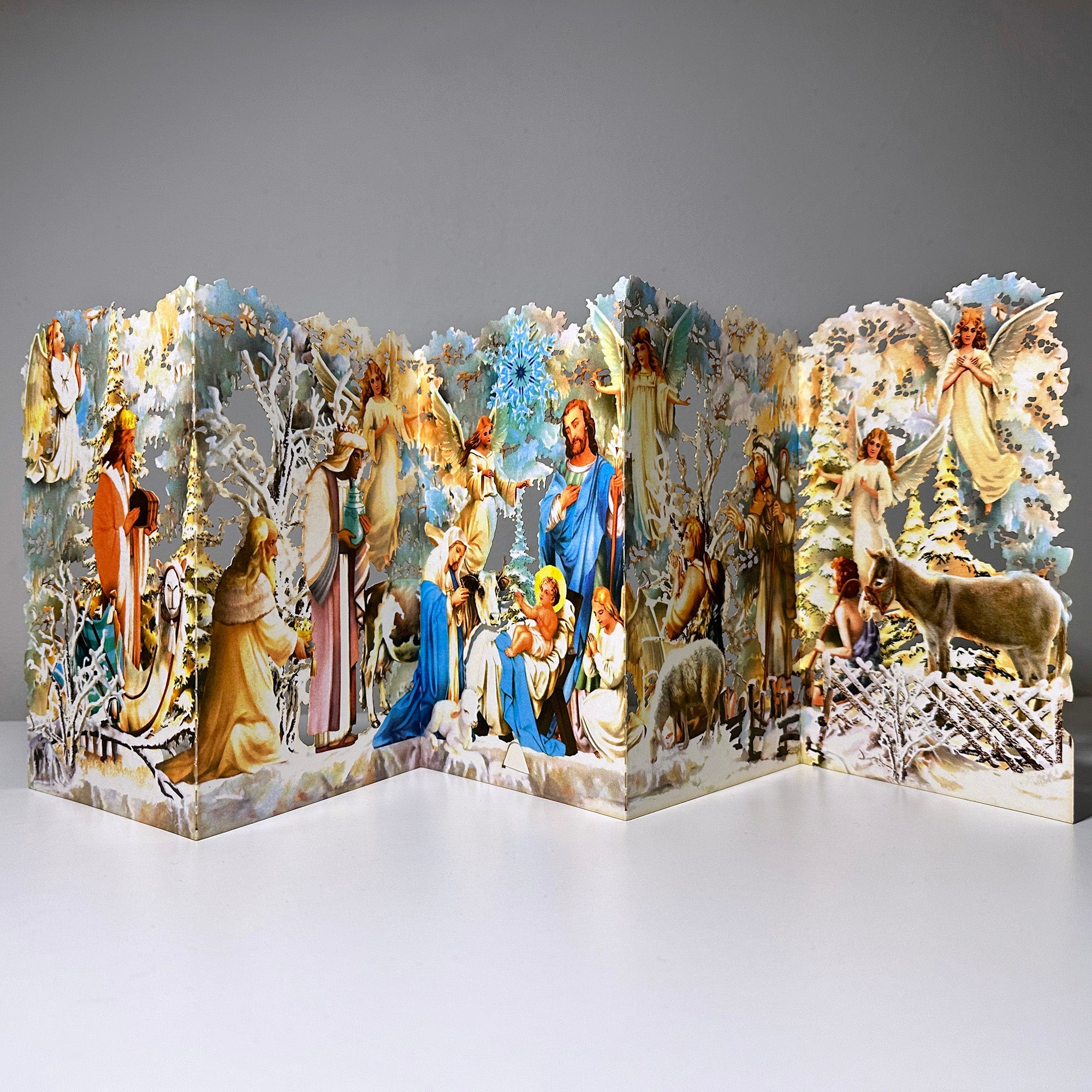 Decoration Greeting Card Merry Christmas Greeting Card Religious Christmas Nativity Scene, Christmas Decoration, Christmas themes, Holiday