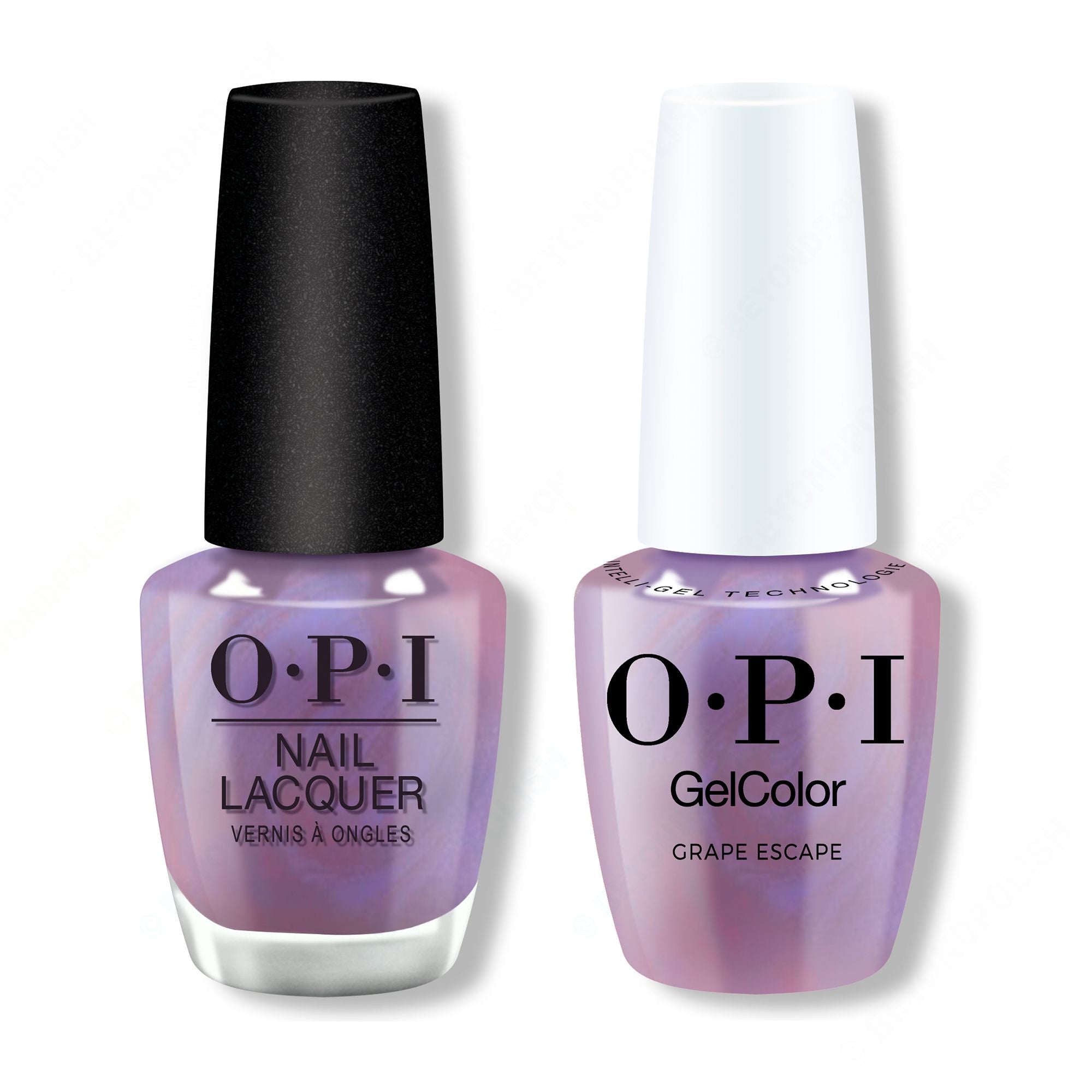OPI - Gel & Lacquer Intelli-Gel Duo - Grape Escape Vegan, HEMA-free and TPO-free