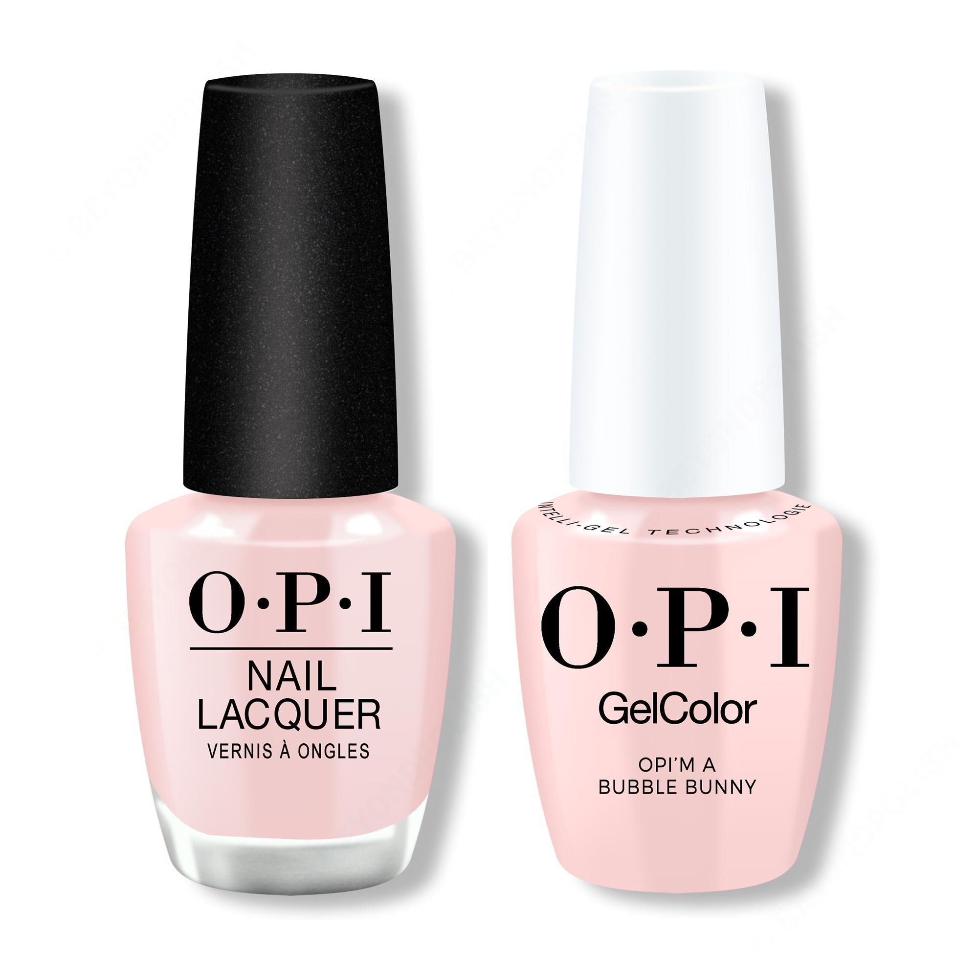 OPI Spring 2026 The New OPIcons Collection - Gel & Lacquer Duo - S061 - OPI'm a Bubble Bunny