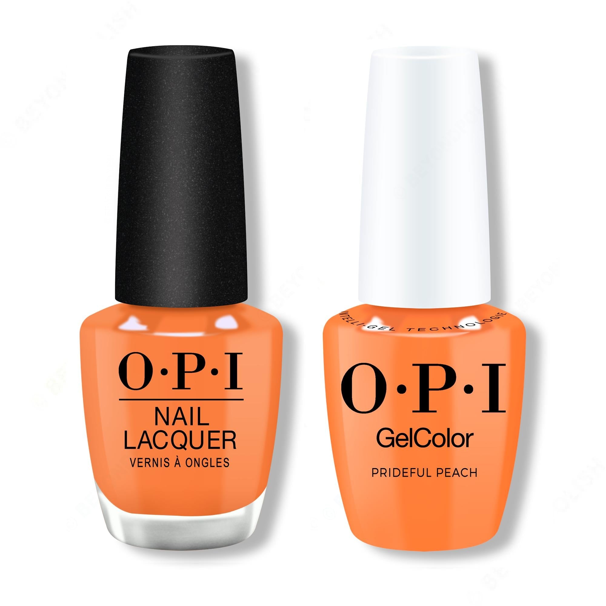 OPI - Gel & Lacquer Intelli-Gel Duo - Prideful Peach Vegan, HEMA-free and TPO-free