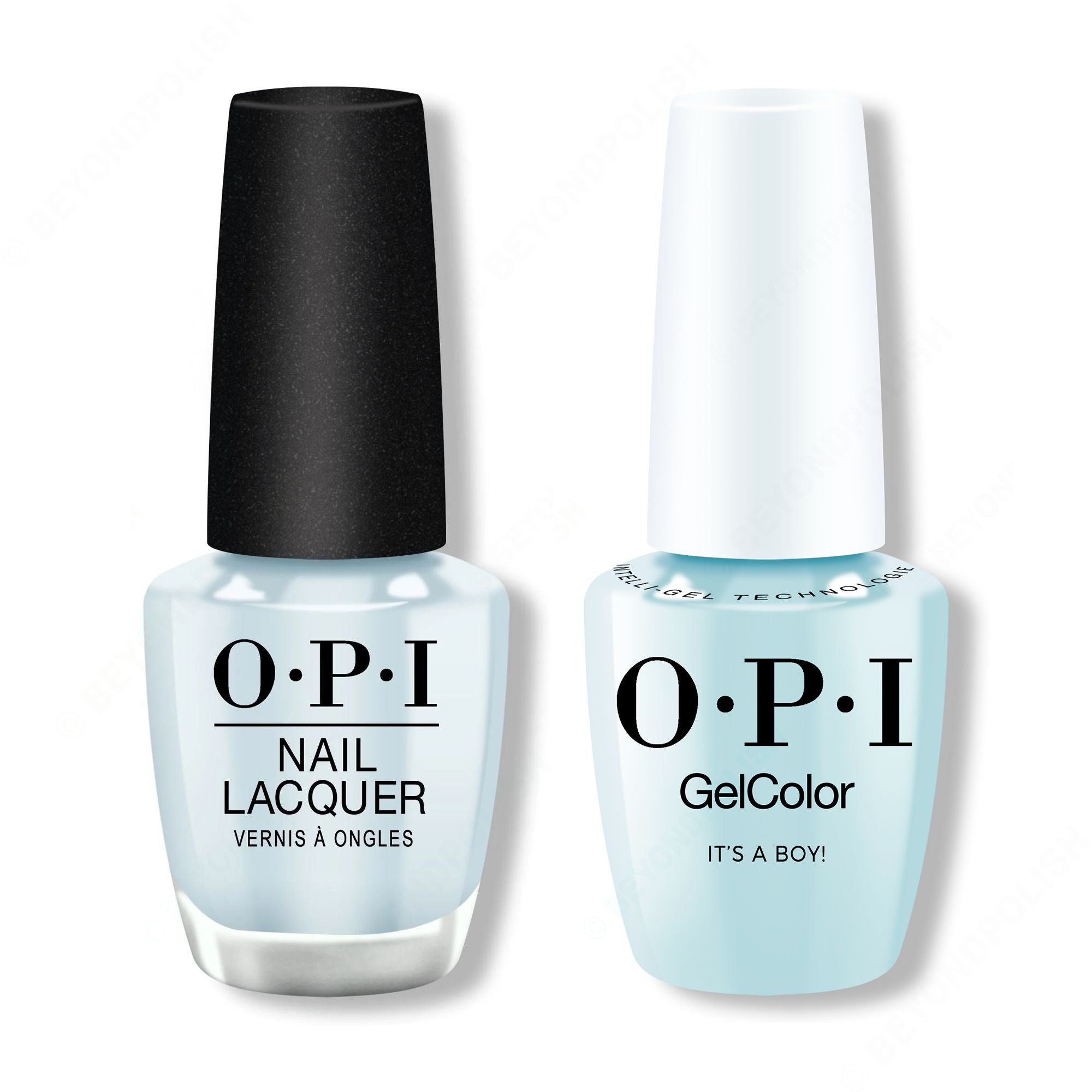 OPI - Intelli-Gel & Lacquer Duo - It's a Boy! Vegan, HEMA-free and TPO-free
