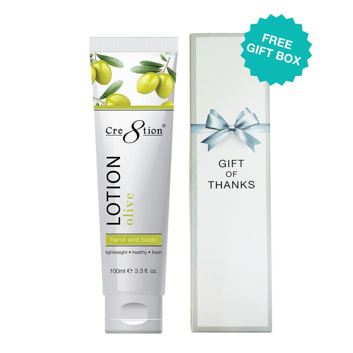 Cre8tion Hand & Body Lotion 100ml Gift Size Case Pack of 60 (Olive Scent)