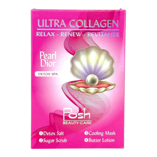 Posh Ultra Collagen 4-in-1 Pedicure/Manicure Kit - Pearl Dior (50pcs/case)