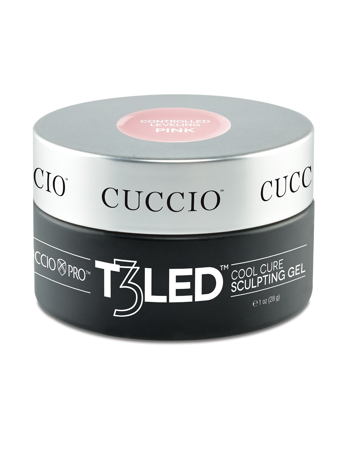 Cuccio T3 LED/UV Controlled Leveling Gel - Pink