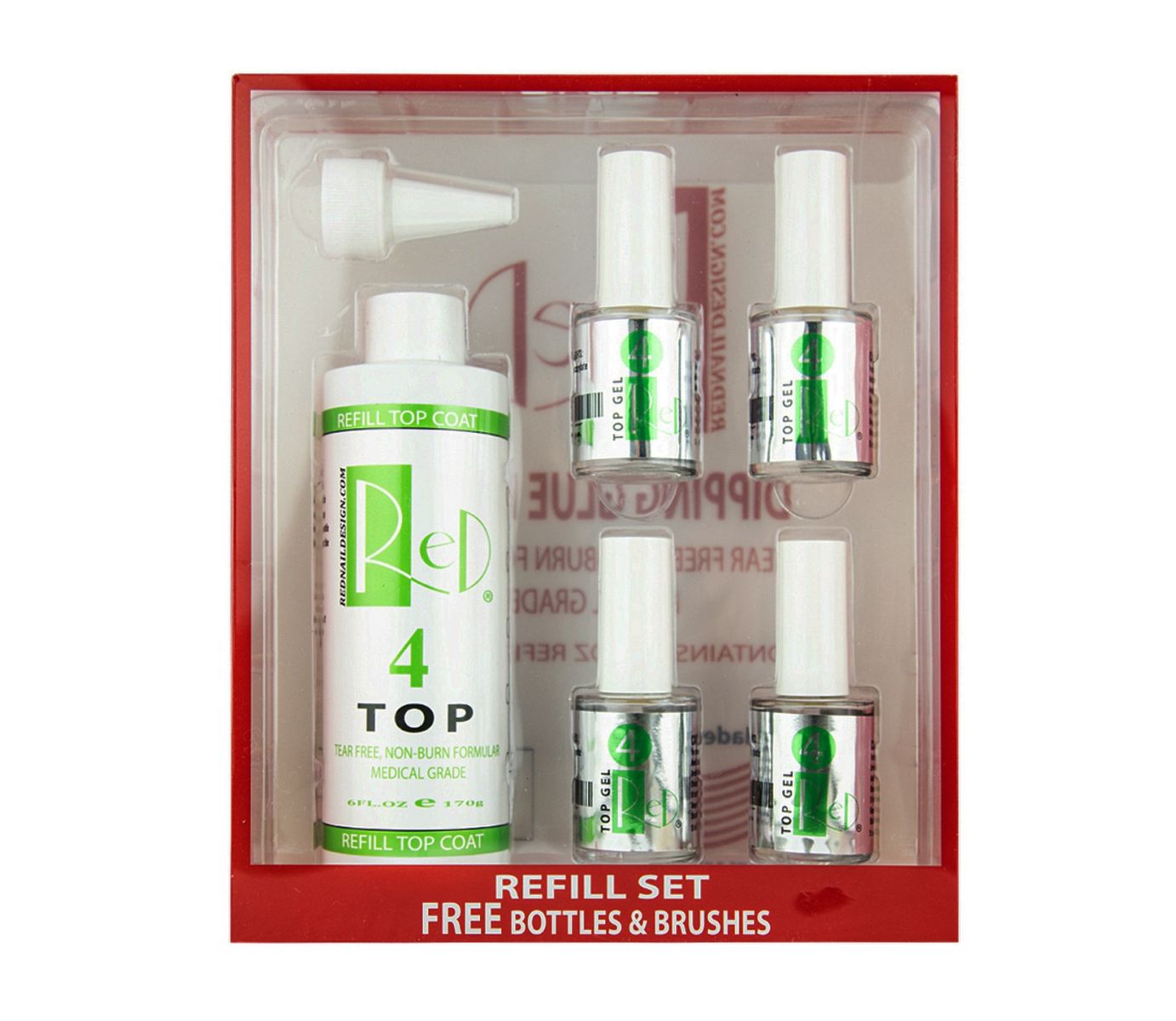 Red - Dip System: #4 Top Refill (6oz)