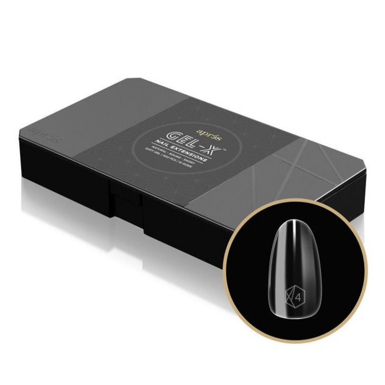 Apres - Gel X Tips Box: Natural Almond (XS, S, M, L)