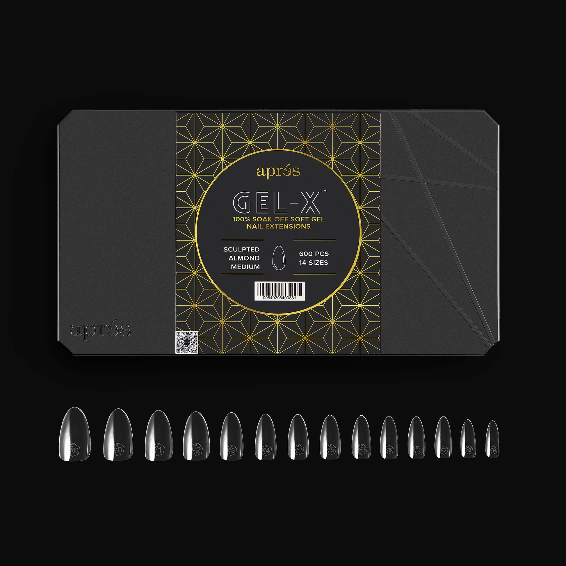 Apres Gel-X Tips 2.0 - SCULPTED Almond 600pcs