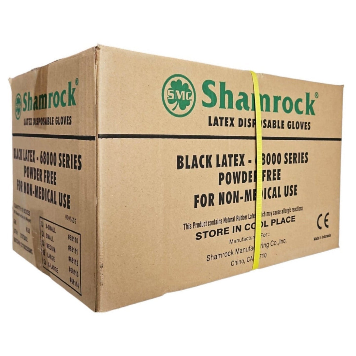Shamrock - Latex Gloves Case 10 Boxes - Size M