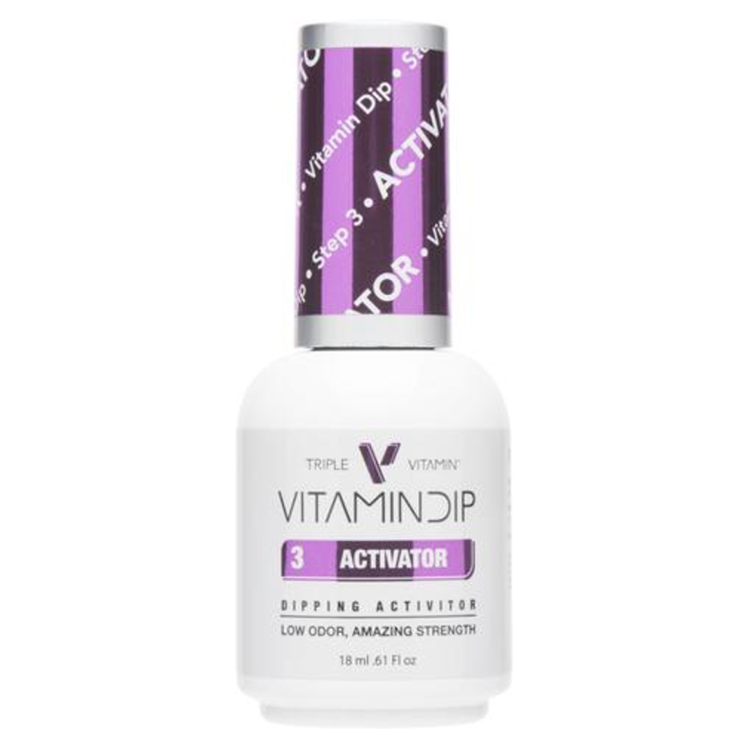 Triple Vitamin - Dip System: Bond, Base, Activator, Top, Oil, Brush (15ml)