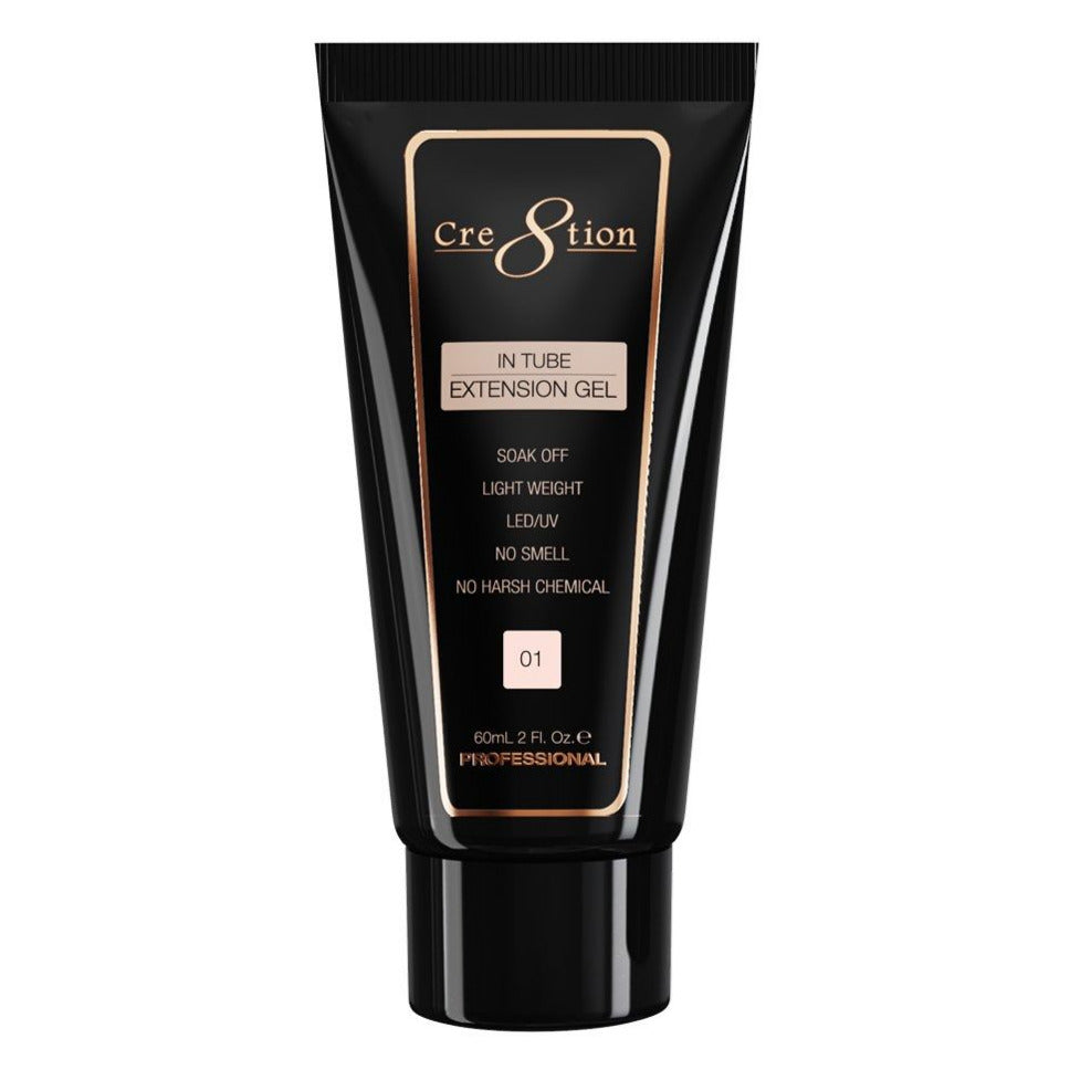 Cre8tion - Tube Polygel Tapgel 60ml (#01 - #36) - NEW