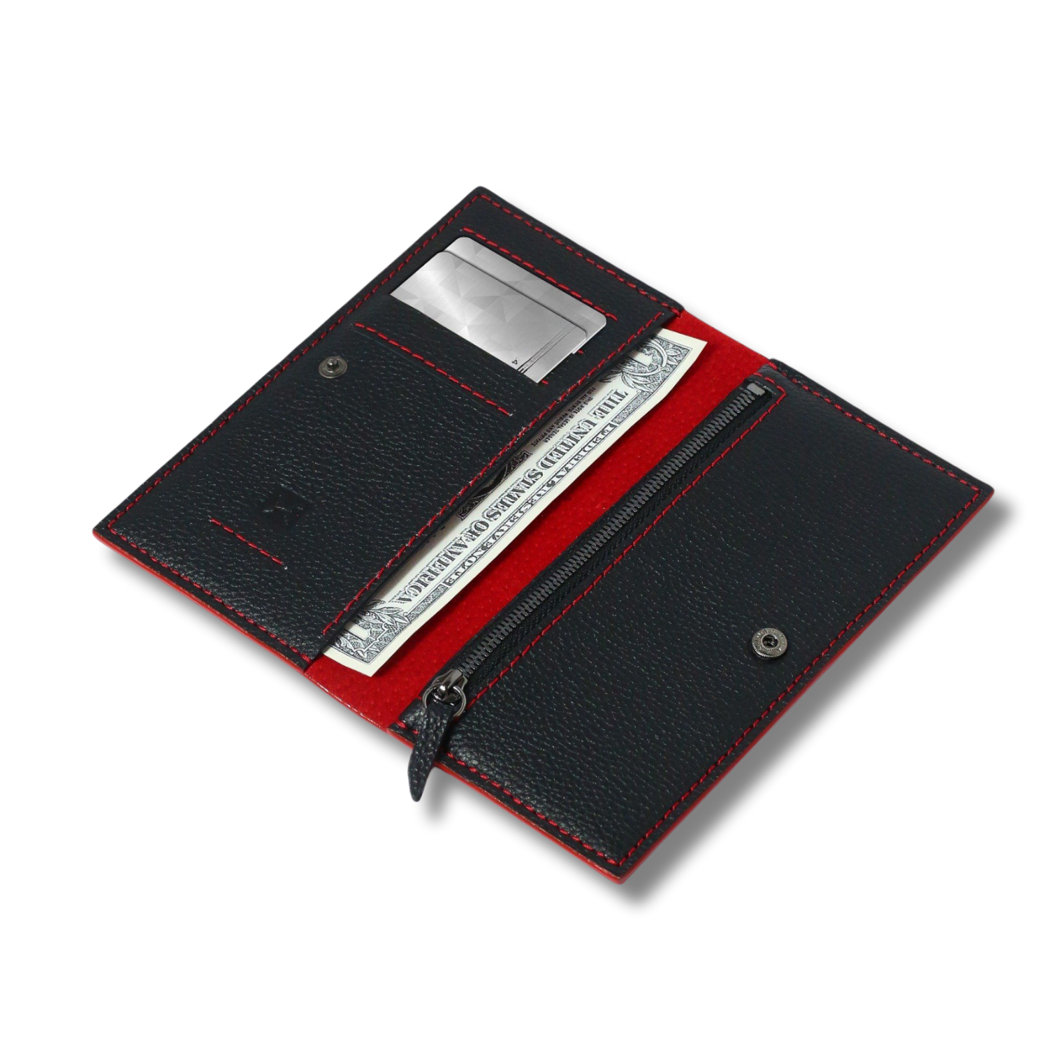 Uni Slim Wallet Snap Closure Custom Color