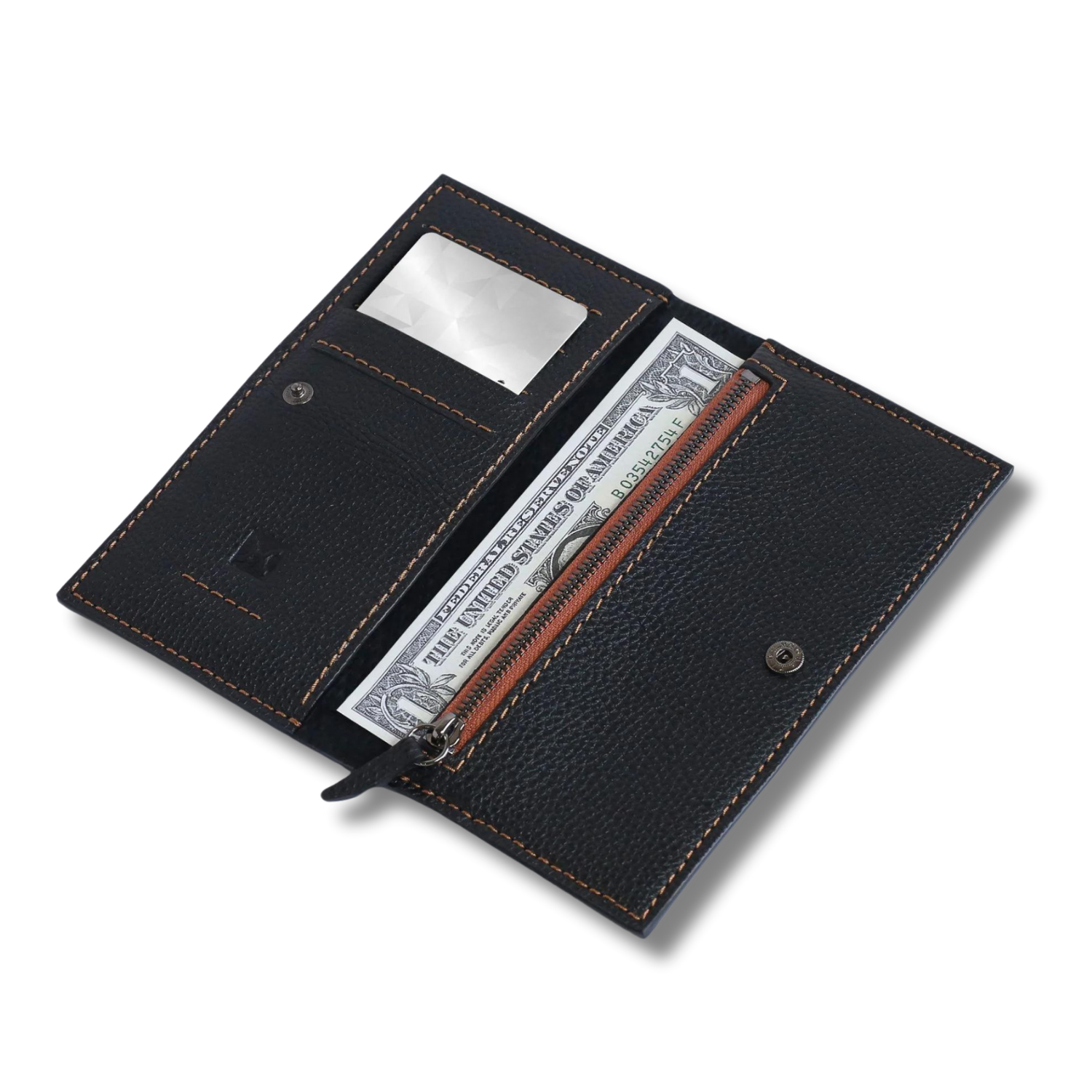 Uni Slim Wallet Snap Closure Custom Color