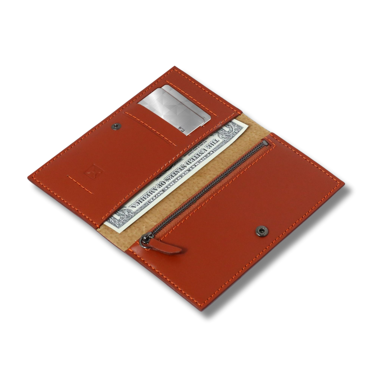 Uni Slim Wallet Snap Closure Custom Color