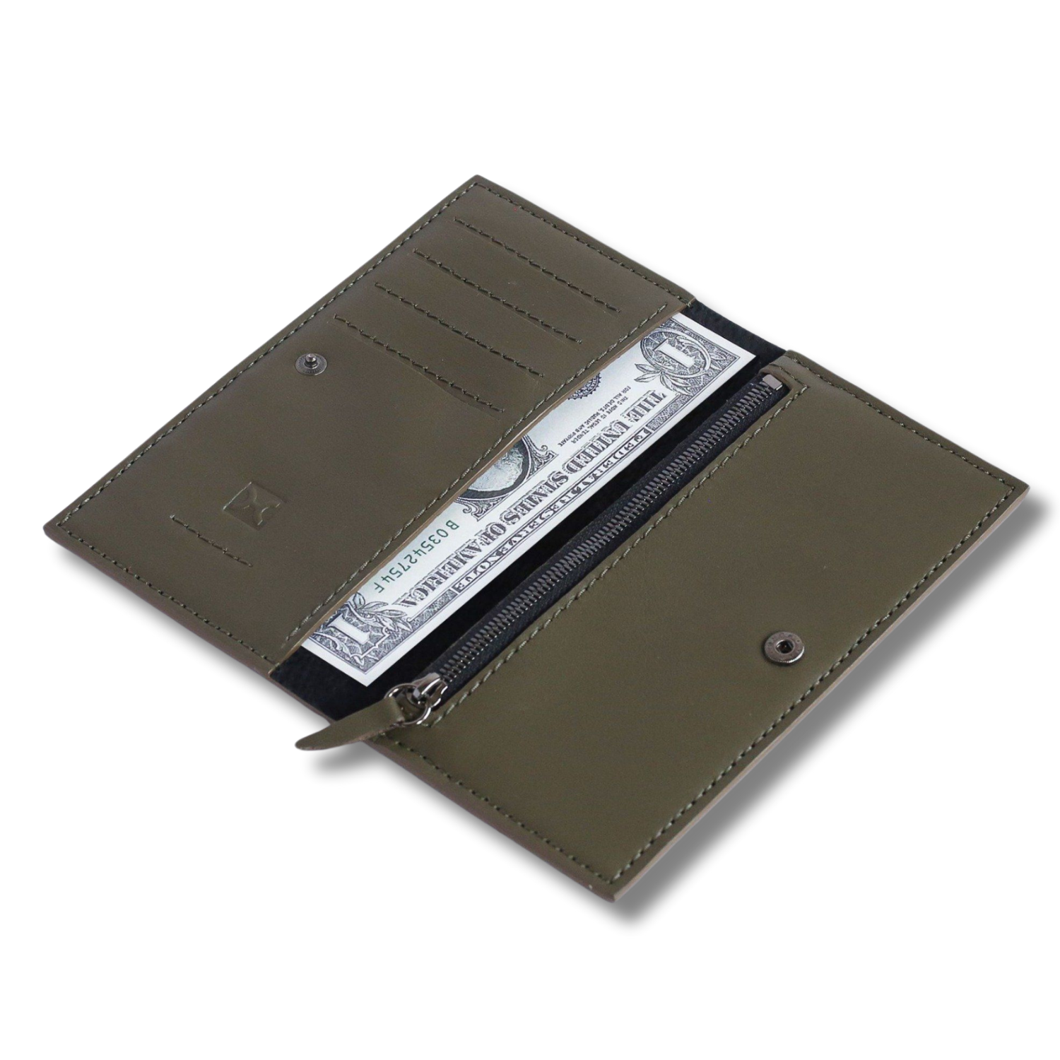 Uni Slim Wallet Snap Closure Custom Color