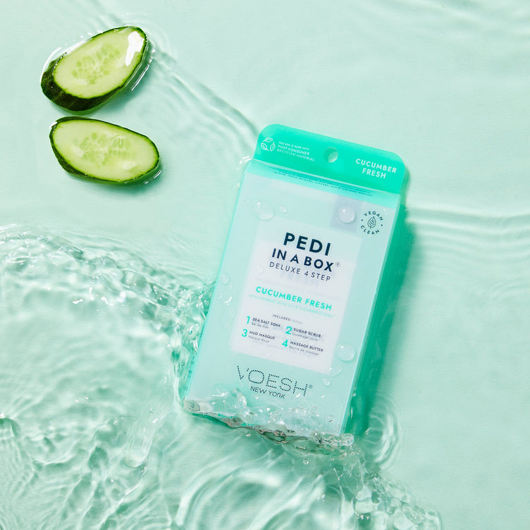 VOESH - Deluxe Pedicure 4in1 Case 50pcs - Cucumber Fresh