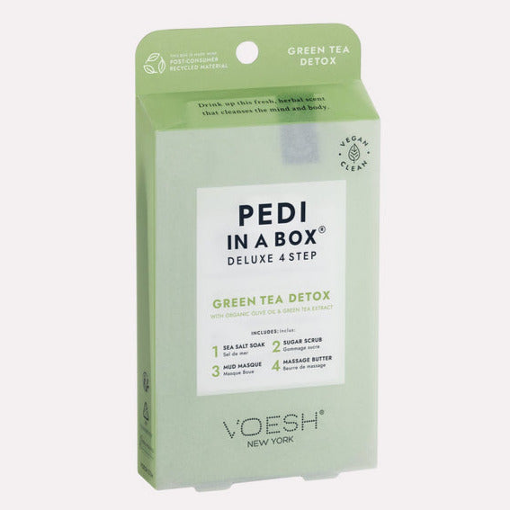 VOESH - Deluxe Pedicure 4in1 Case 50pcs - Green Tea Detox