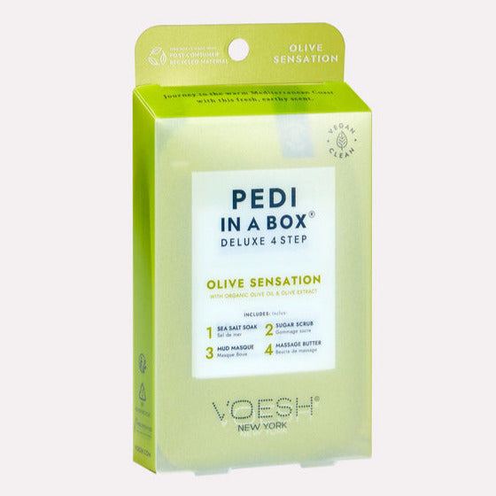 VOESH - Deluxe Pedicure 4in1 Case 50pcs - Olive Sensation