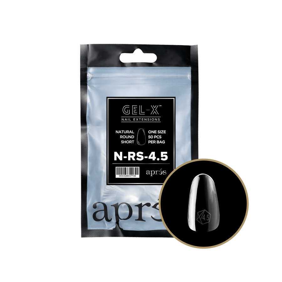 Apres Gel-X Tips 2.0 - NATURAL Round Refill Bag