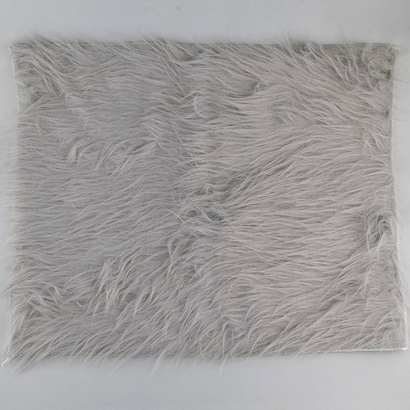 Nail Art Photo Background 15x20 Inch Soft Fur Cushion Foldable Pad Pad in White Grey Pink Black Color