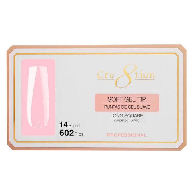 Cre8tion - Soft Gel X Tips Box - Square (S, M, L)