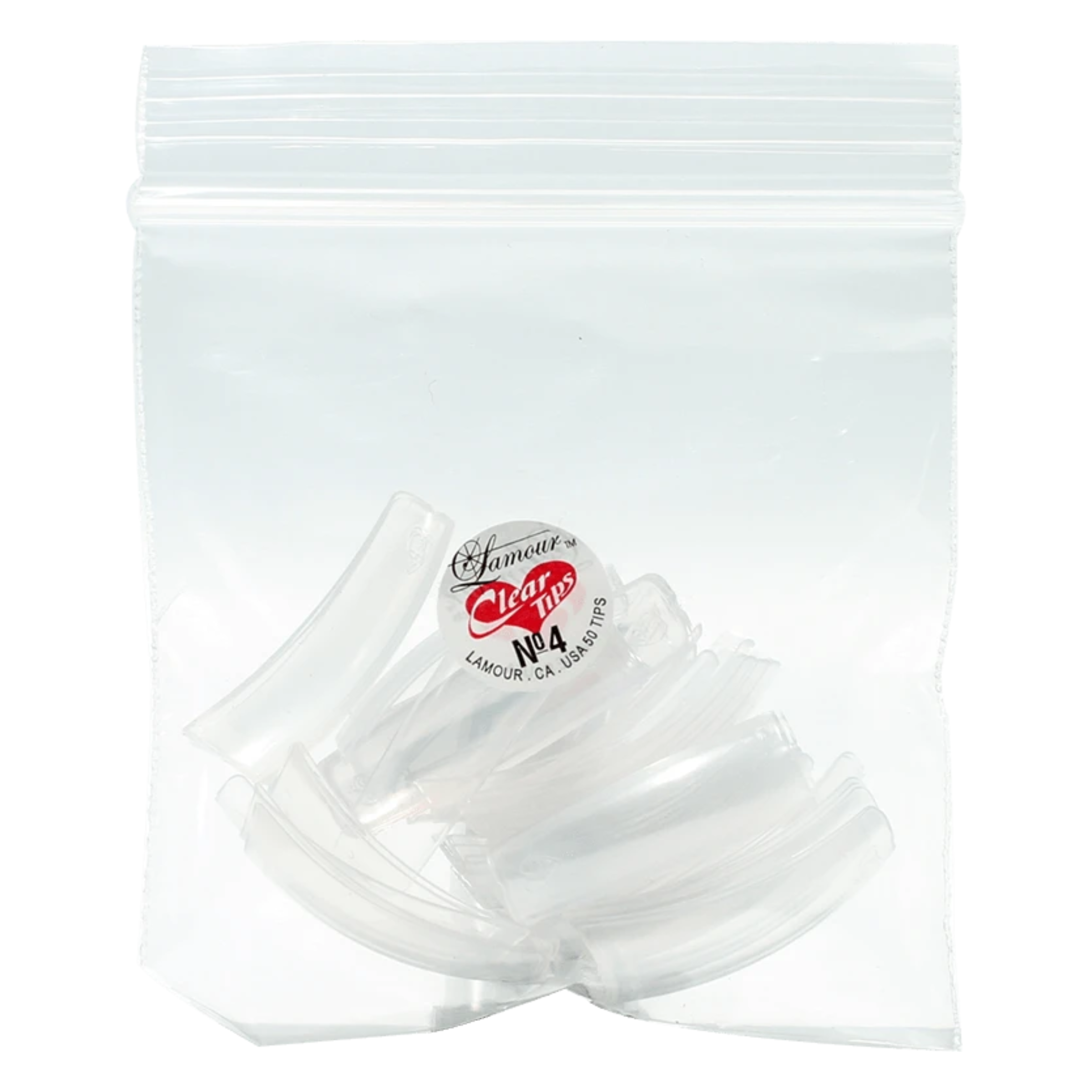 Lamour - Clear Tips Set 10 Bags (#00 - #10)