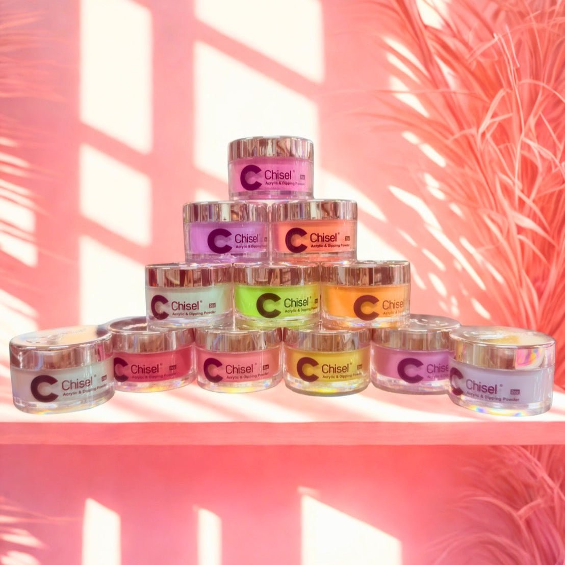 Chisel Electric Neon Powder Set 12 Colors