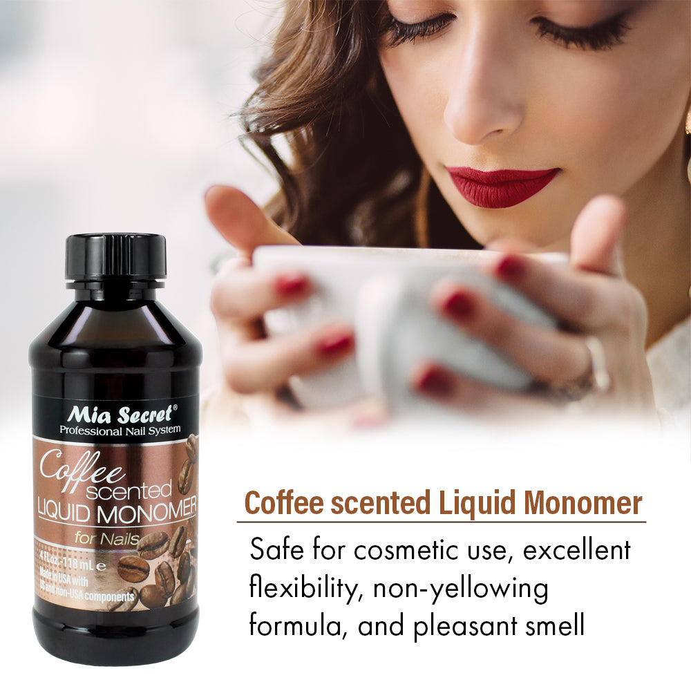 Mia Secret - Coffee Scented Liquid Monomer 4oz/8oz