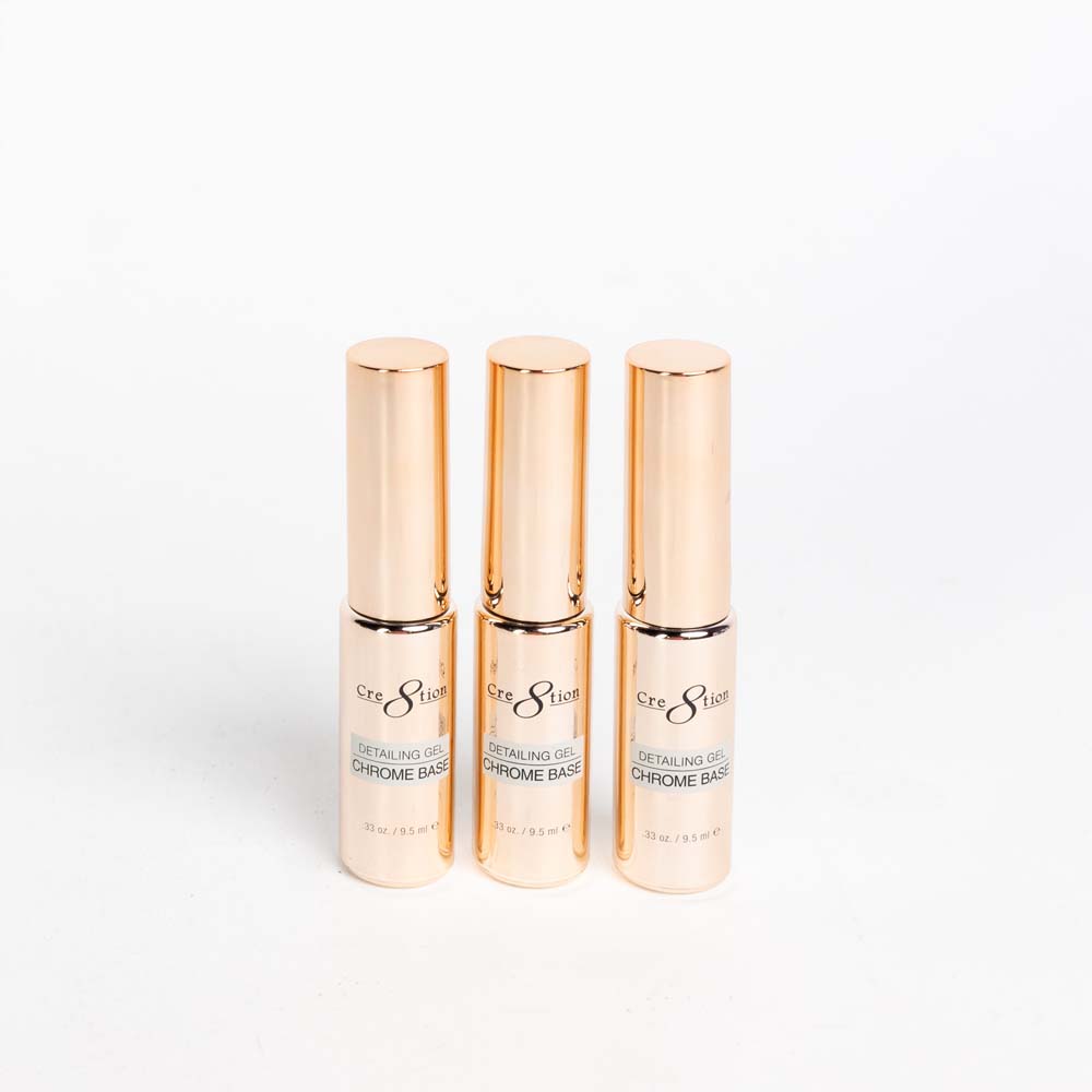 Cre8tion Detailing Gel Chrome Base 0.33oz 01 Clear