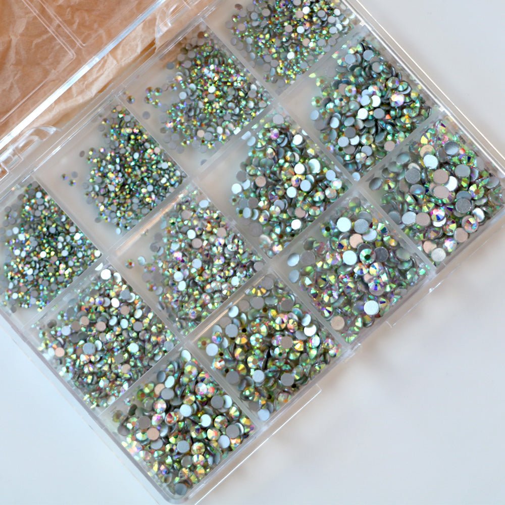 Cre8tion Nail Art Accessory Rhinestone Flat Bottom 04