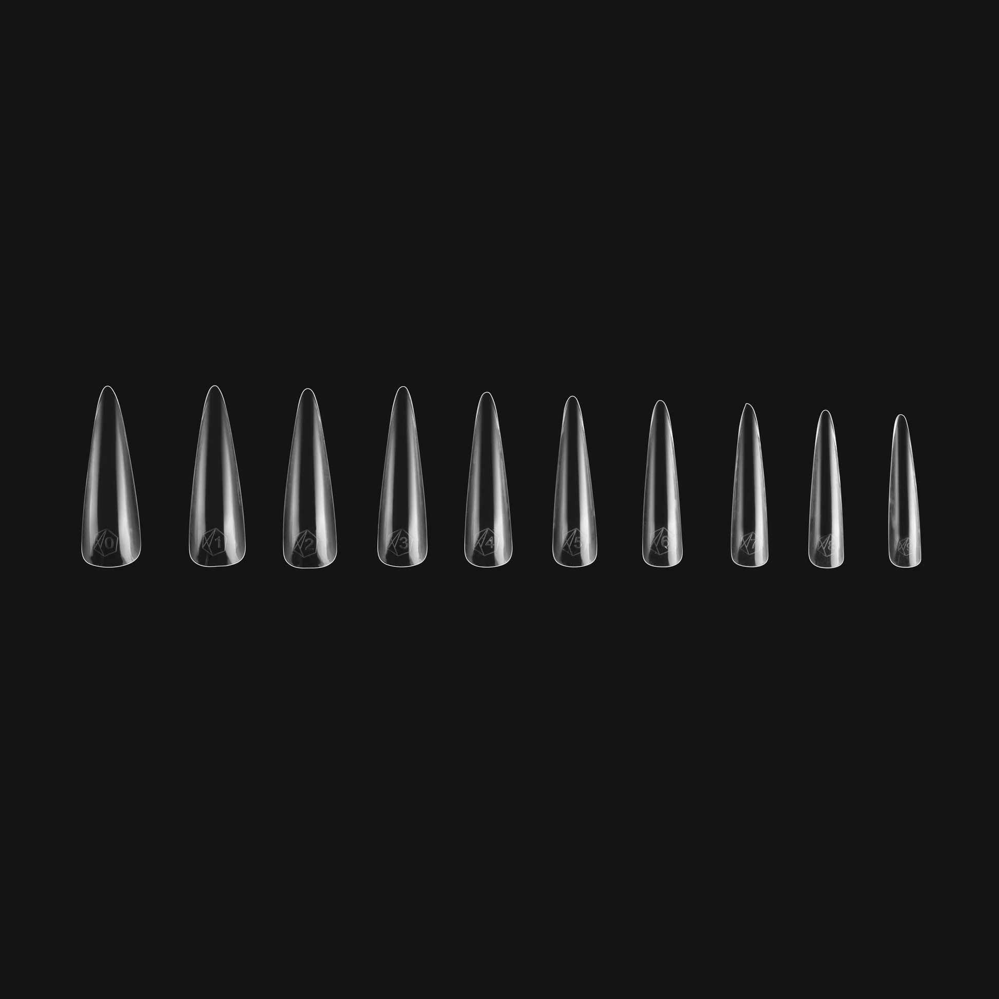 Apres Gel-X Tips 2.0 - SCULPTED Stiletto 600pcs