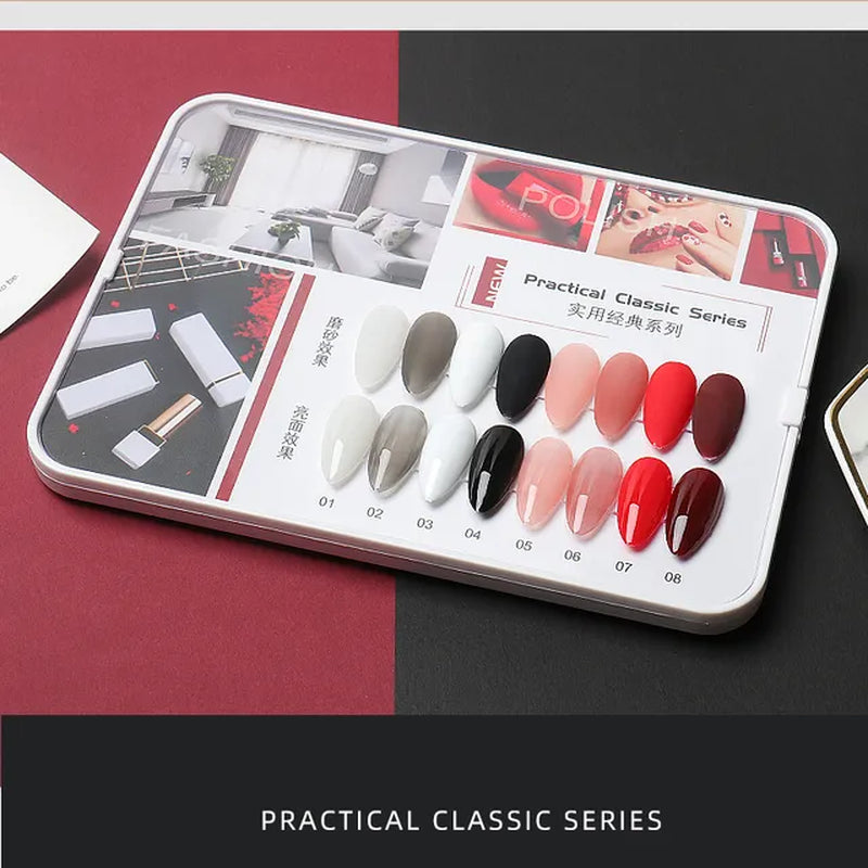 Nail Gel Polish UV Set 8 Colors for Professional Nail Salon