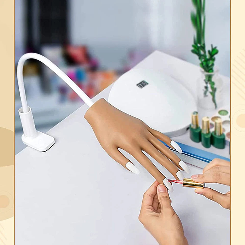 Silicone Practice Hand for Nails Nail training and display Nail Art
