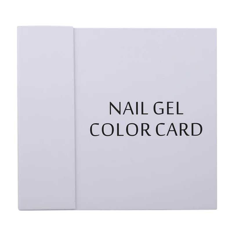 Nail Tips Display Book Nail Art Showing Shelf Gel Nail Polish Color Chart Display Board 120 Colors