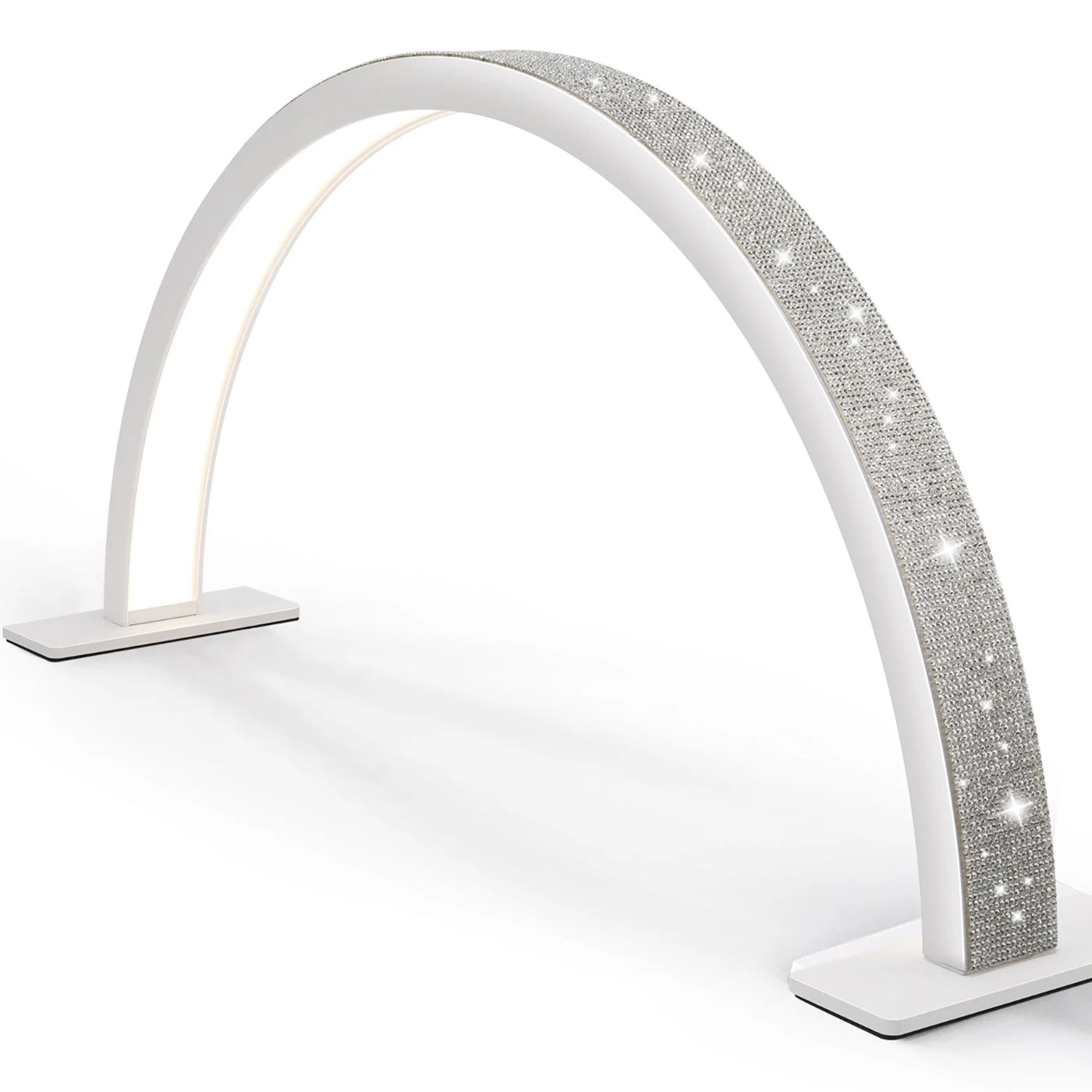 Desk Nail Lamp U-Shaped Professional Nail Lamp Half-Moon-Shaped Manicure Lamp Nail Salon