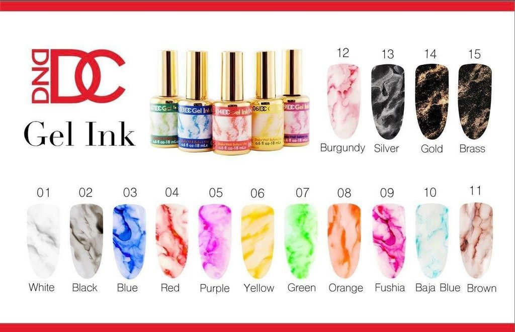 DND - Gel Ink Marble Design (18ml)