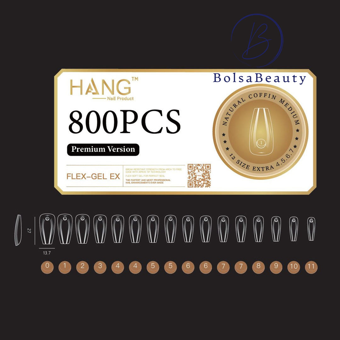 Hang - Soft Gel Ex Tips Coffin (NEW 2024)