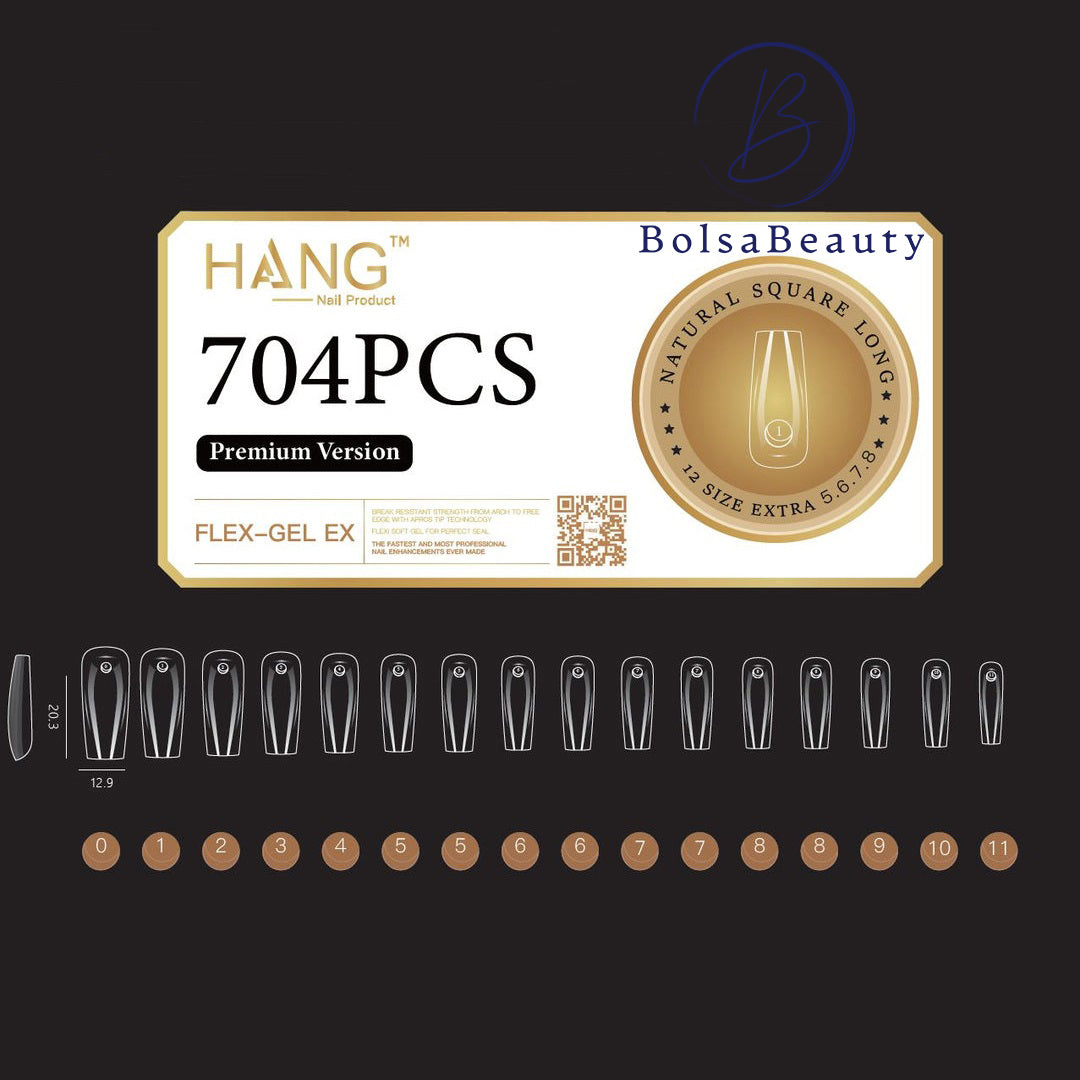 Hang - Soft Gel Ex Tips Square (NEW 2024)