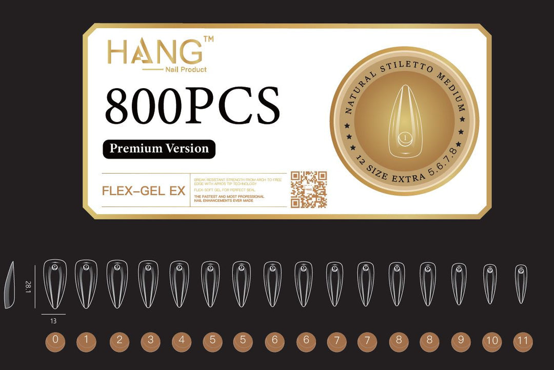 Hang - Soft Gel Ex Tips Stiletto (NEW 2024)